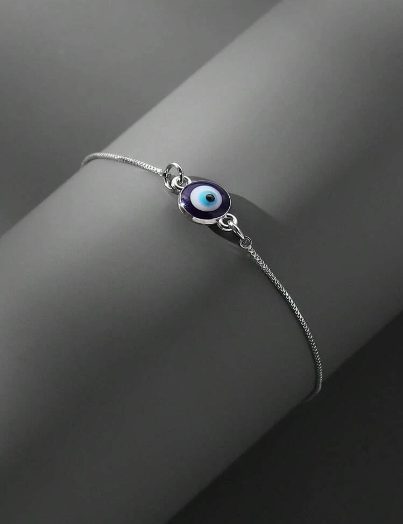Minimalist Evil eye bracelet