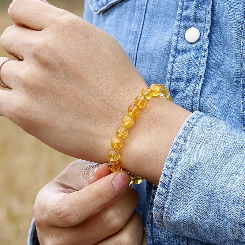 Citrine Beaded bracelet