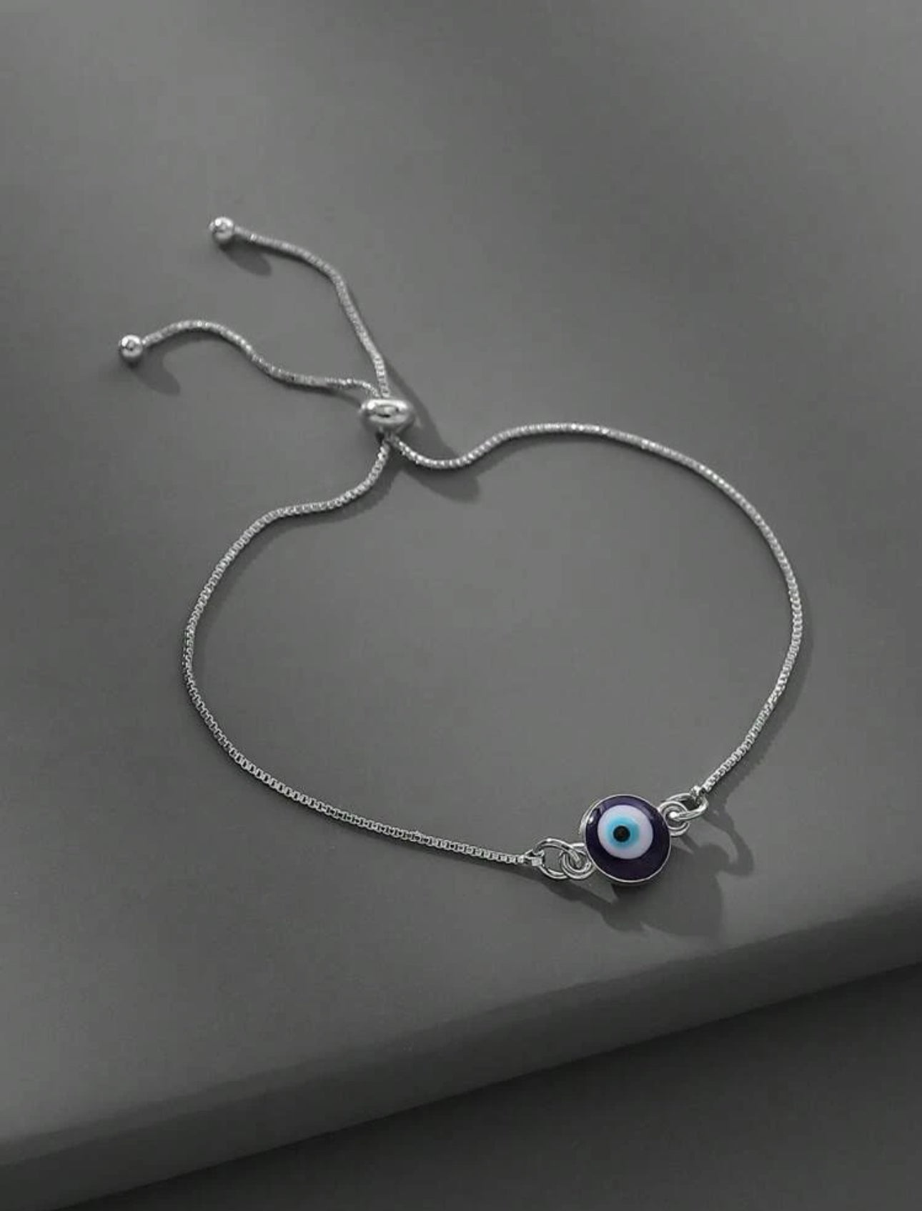 Minimalist Evil eye bracelet