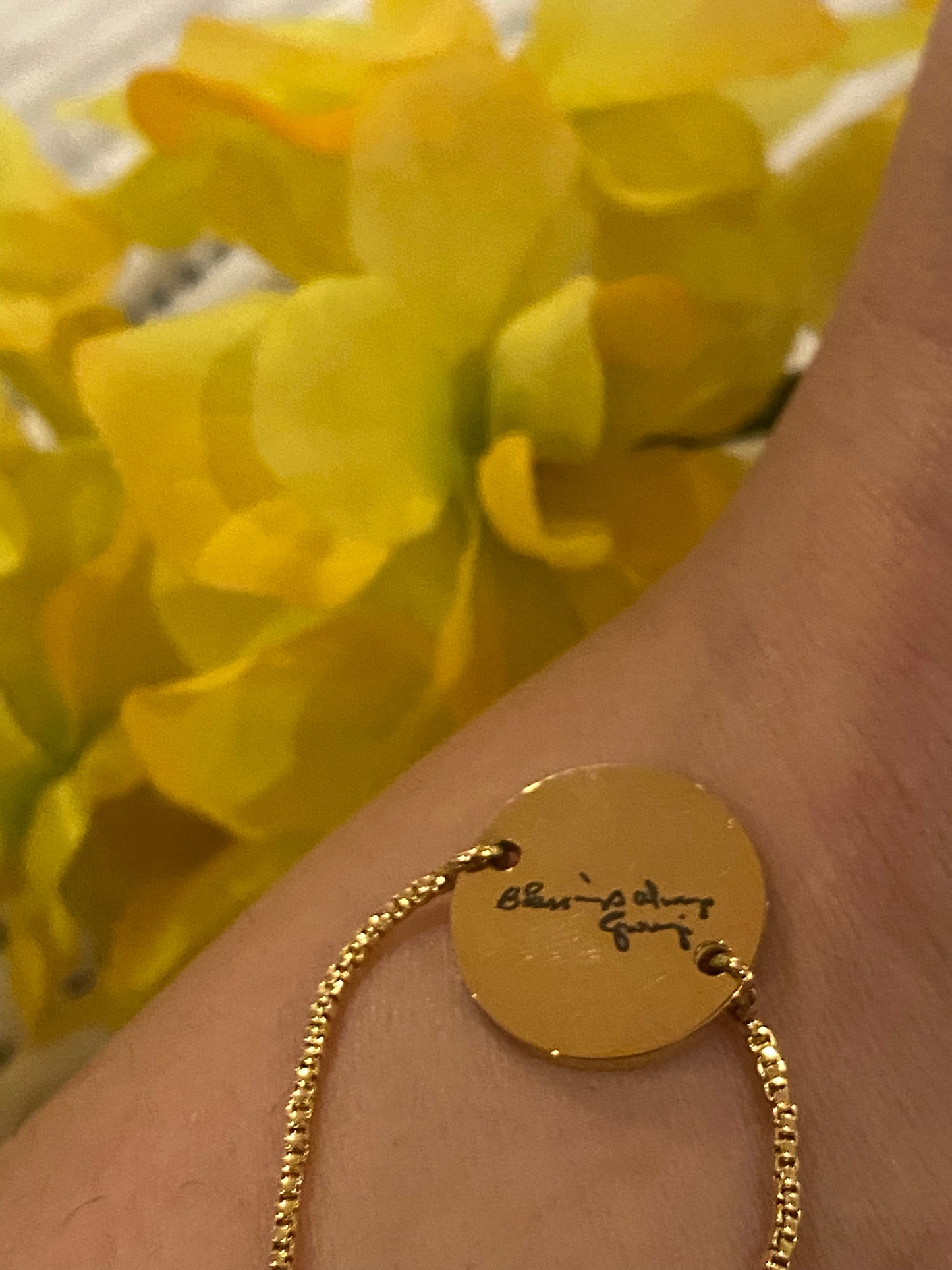 Jai Guruji blessings always bracelet