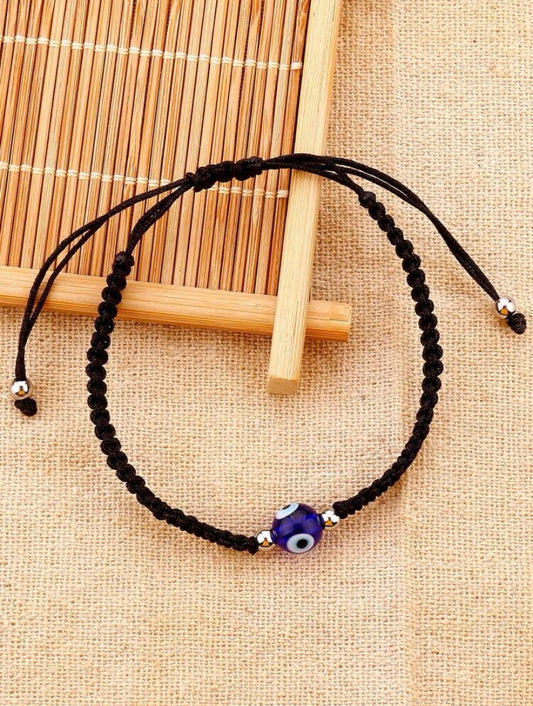 Evil eye braided bracelet