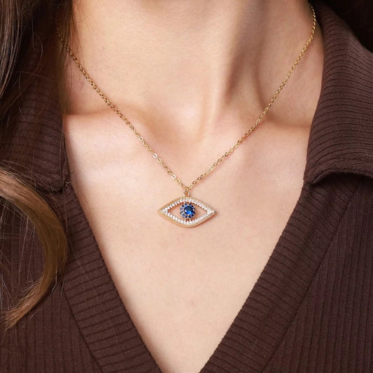 Evil eye necklace