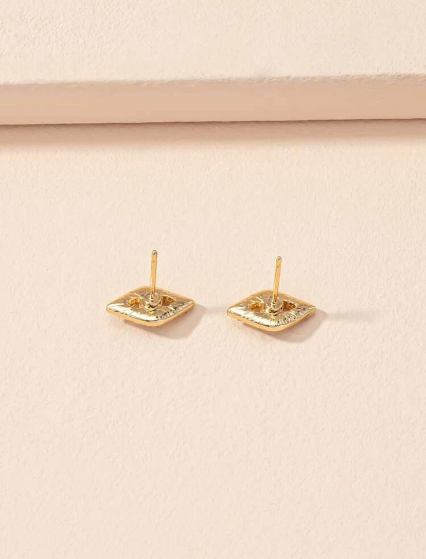 Evil eye earrings