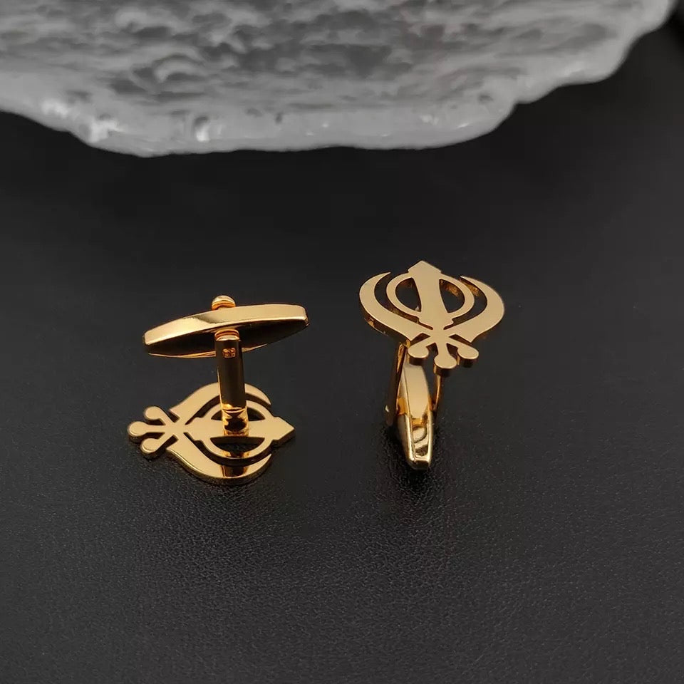 Khanda cufflinks