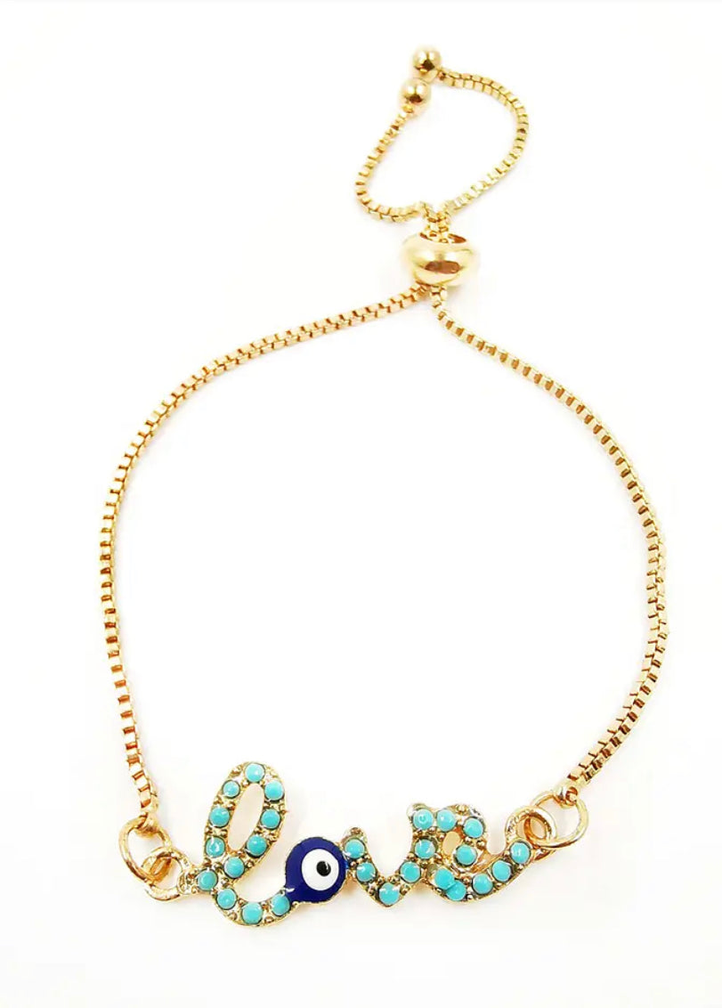 Evil eye bracelet