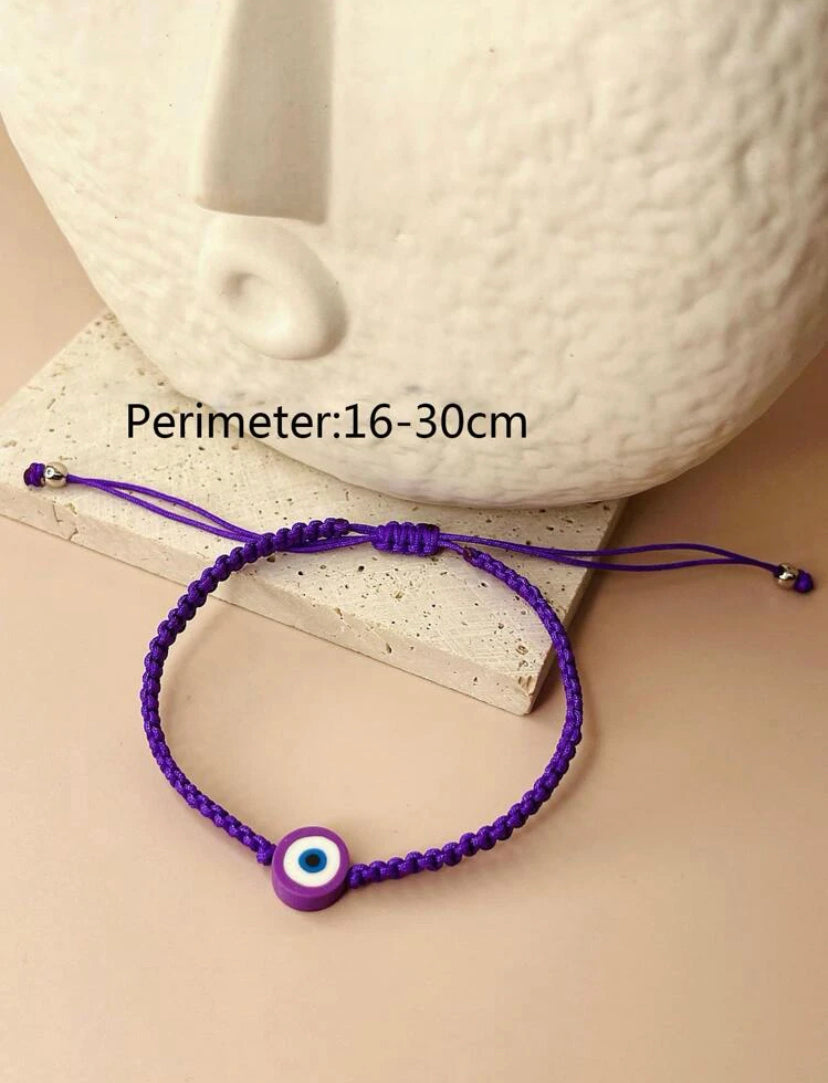 Color evil eye bracelet