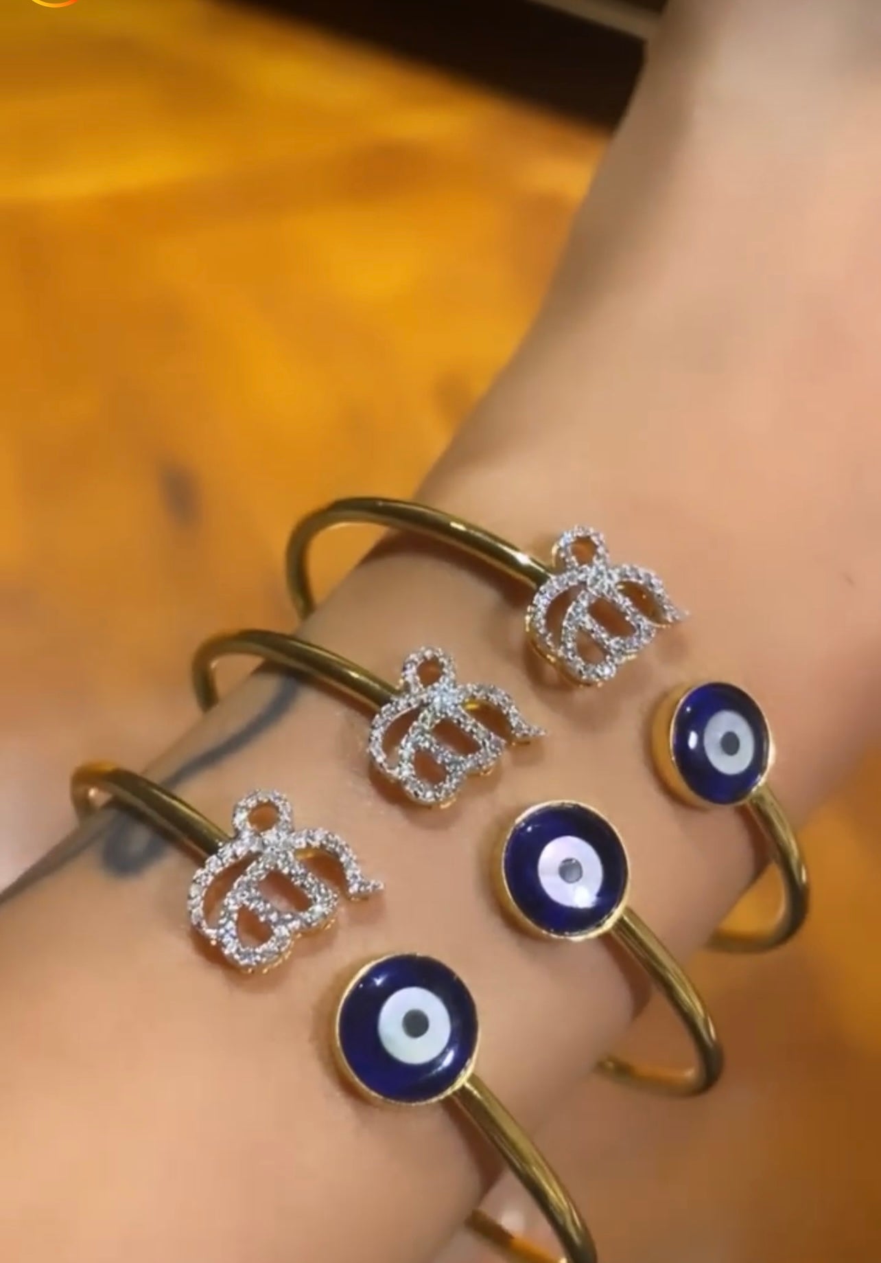 Ek Onkar & Evil Eye Bracelet “ Mehar ”