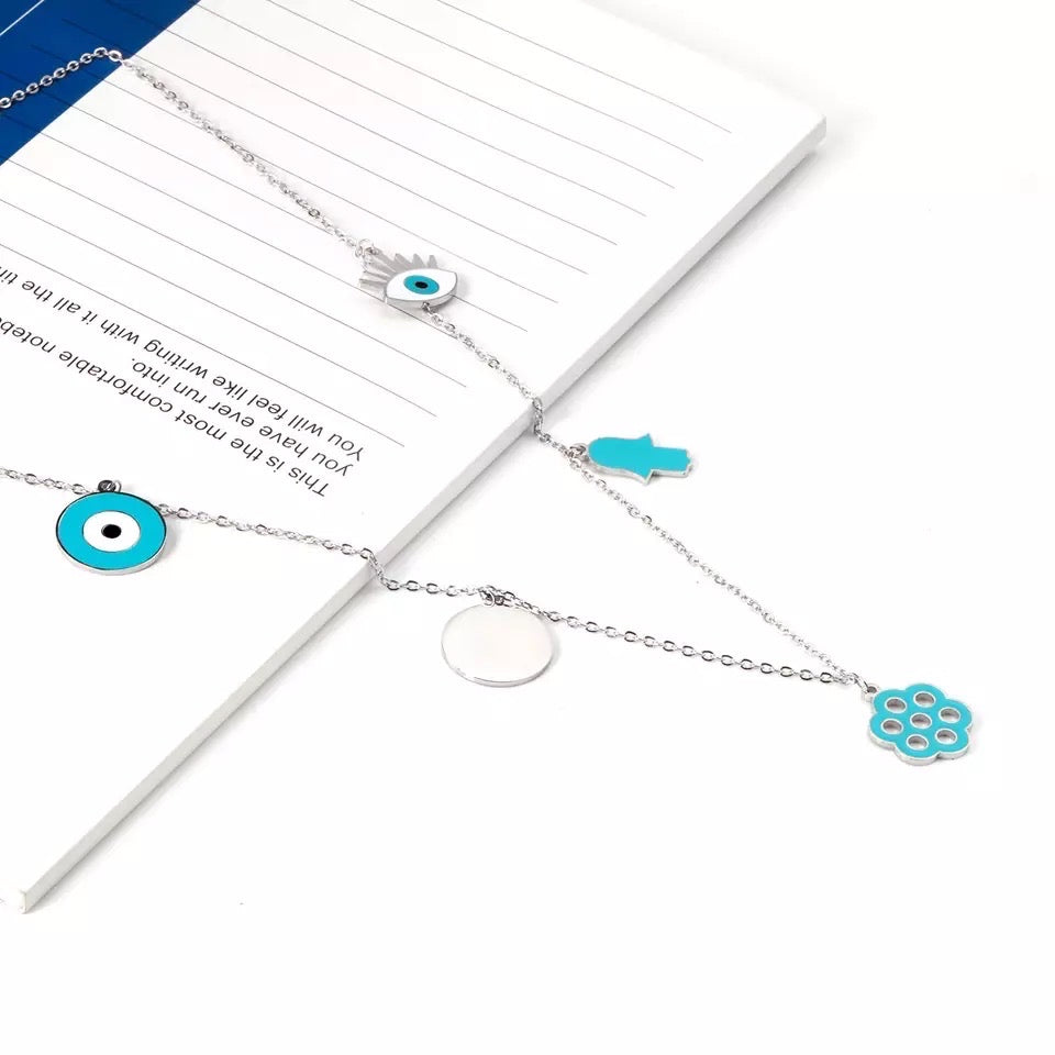 Blue Evil eye necklace