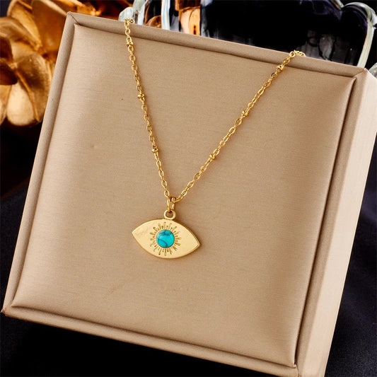 Evil eye necklace