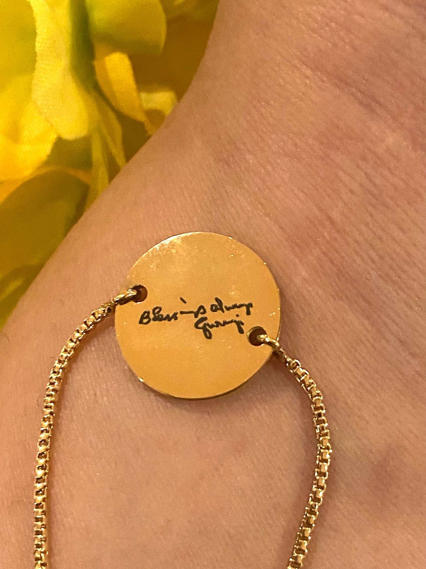 Jai Guruji blessings always bracelet