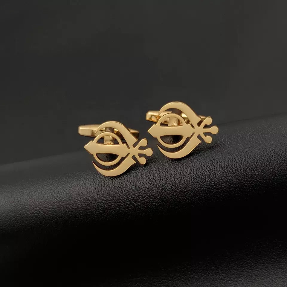 Khanda cufflinks