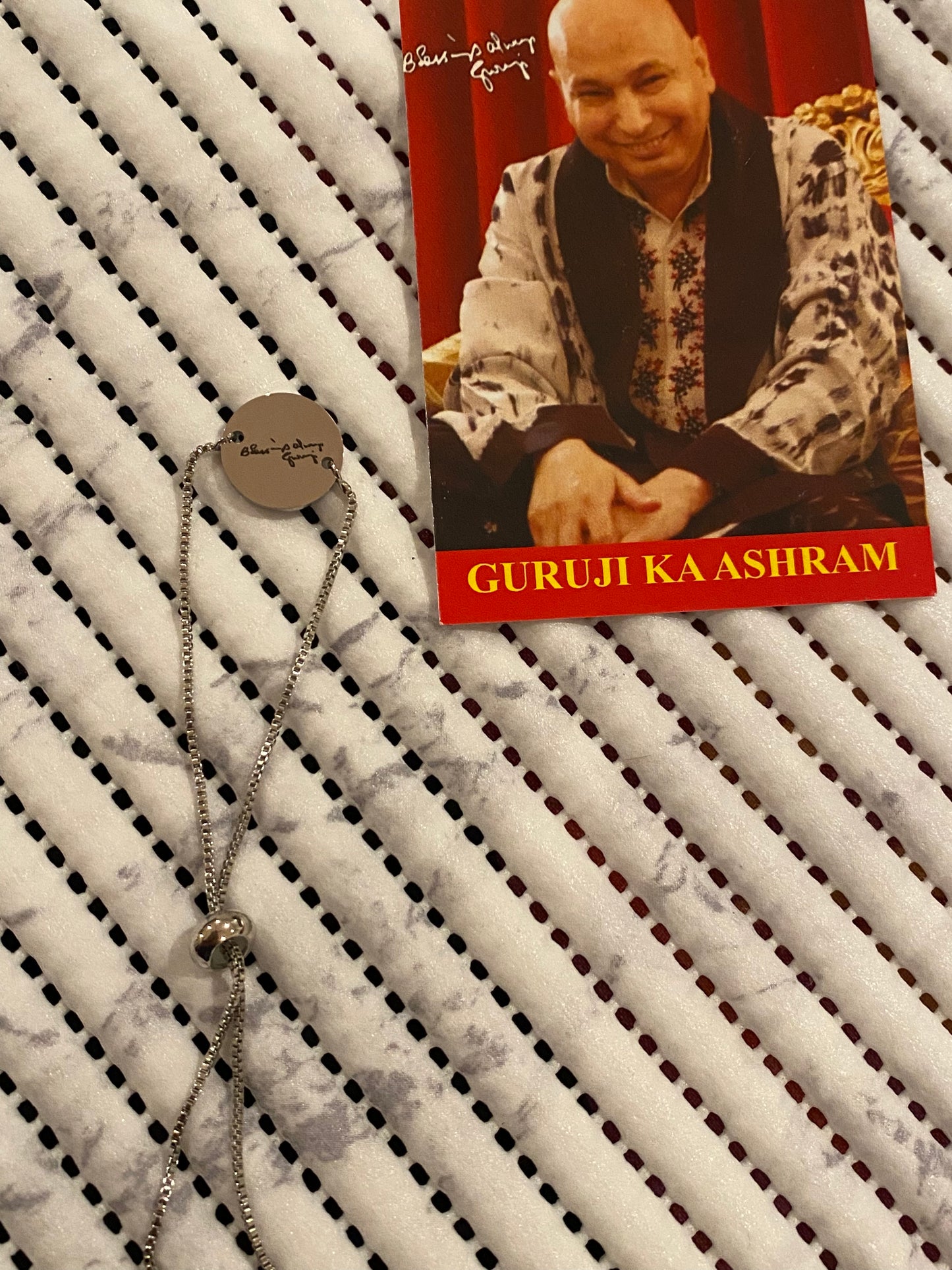 Jai Guruji blessings always bracelet