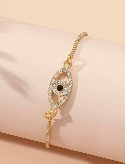 Evil eye charm bracelet