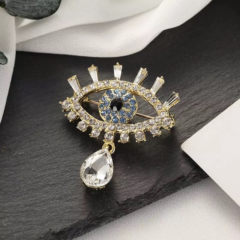 Evil eye Brooch