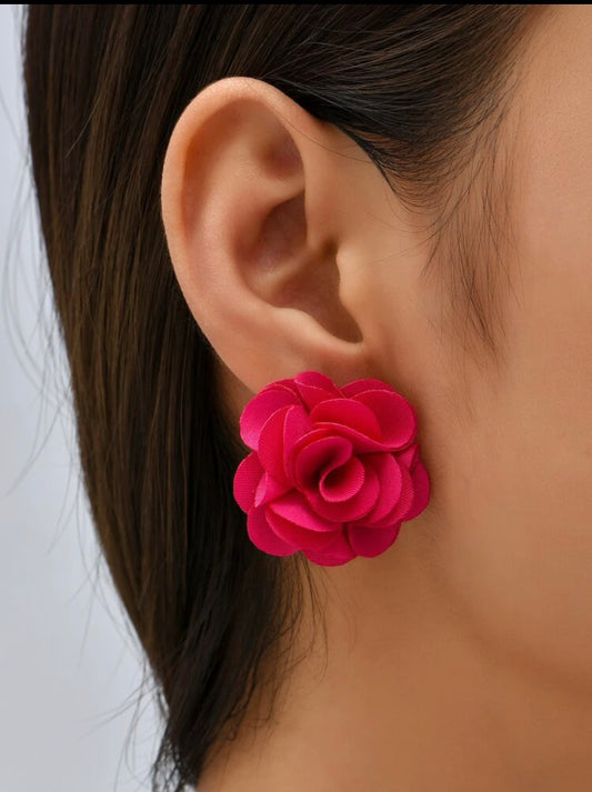 Flower earrings