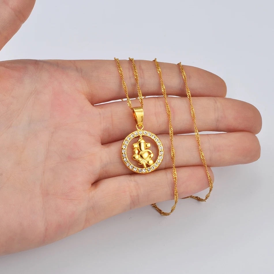 Om Ganesh necklace