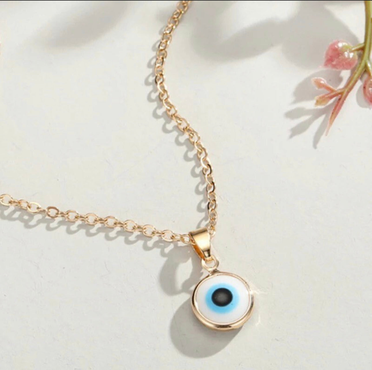 Evil eye choker necklace “Anjali”