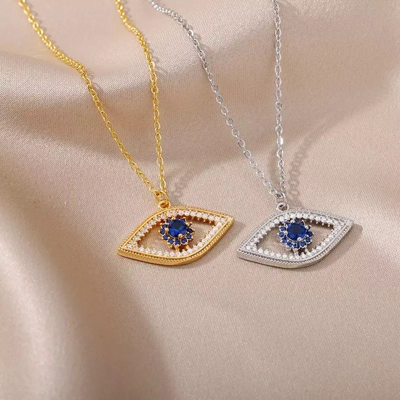 Evil eye necklace