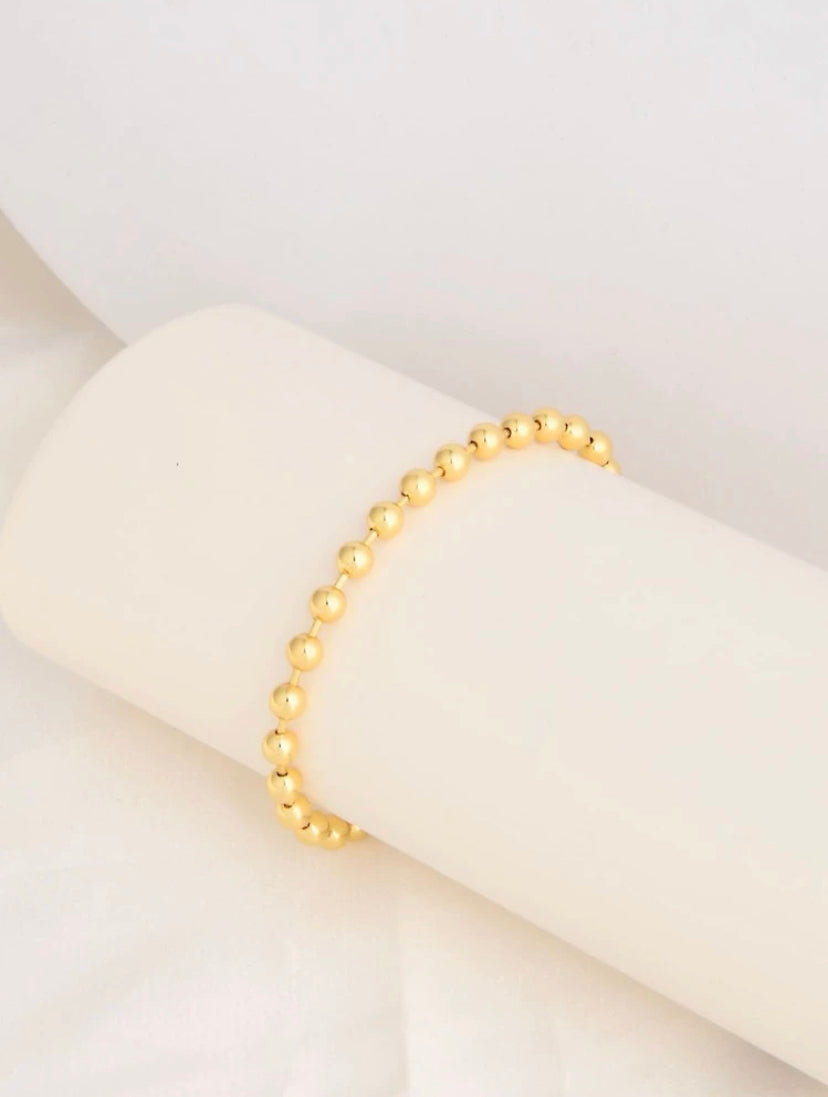 Gold plated bracelet