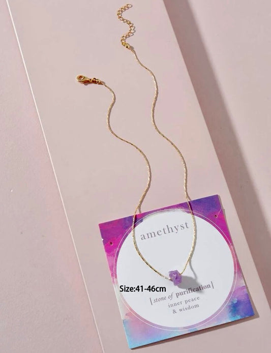 Amethyst necklace