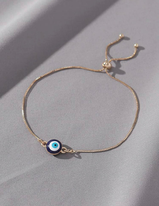 Minimalist Evil eye bracelet