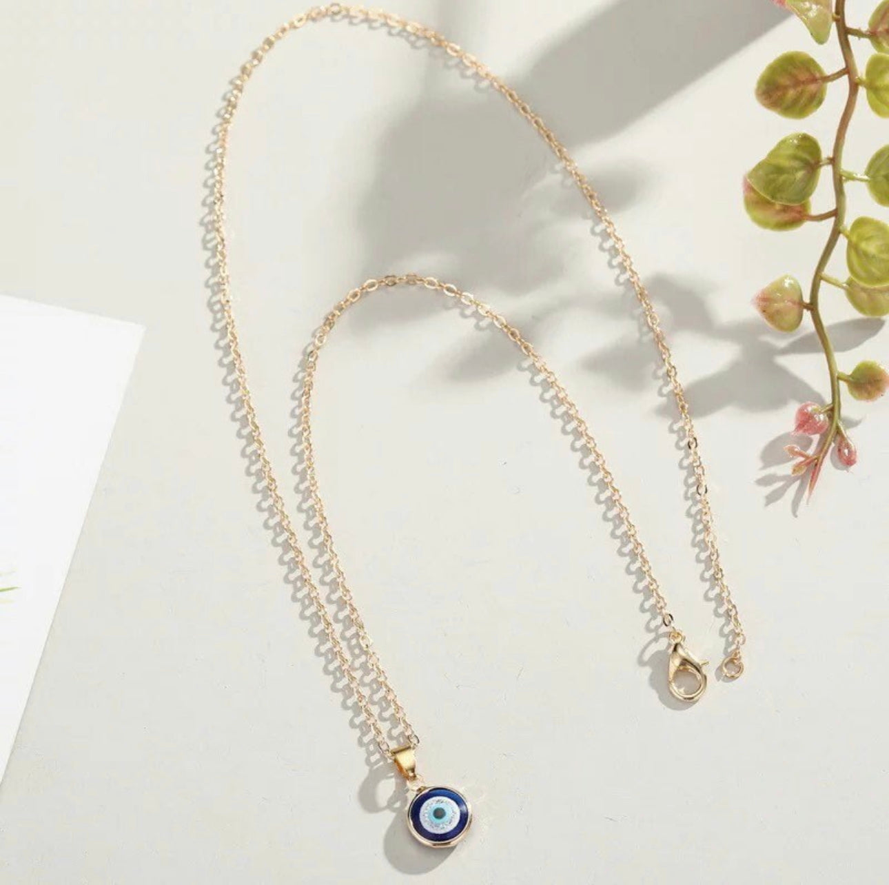 Evil eye choker necklace “Anjali”