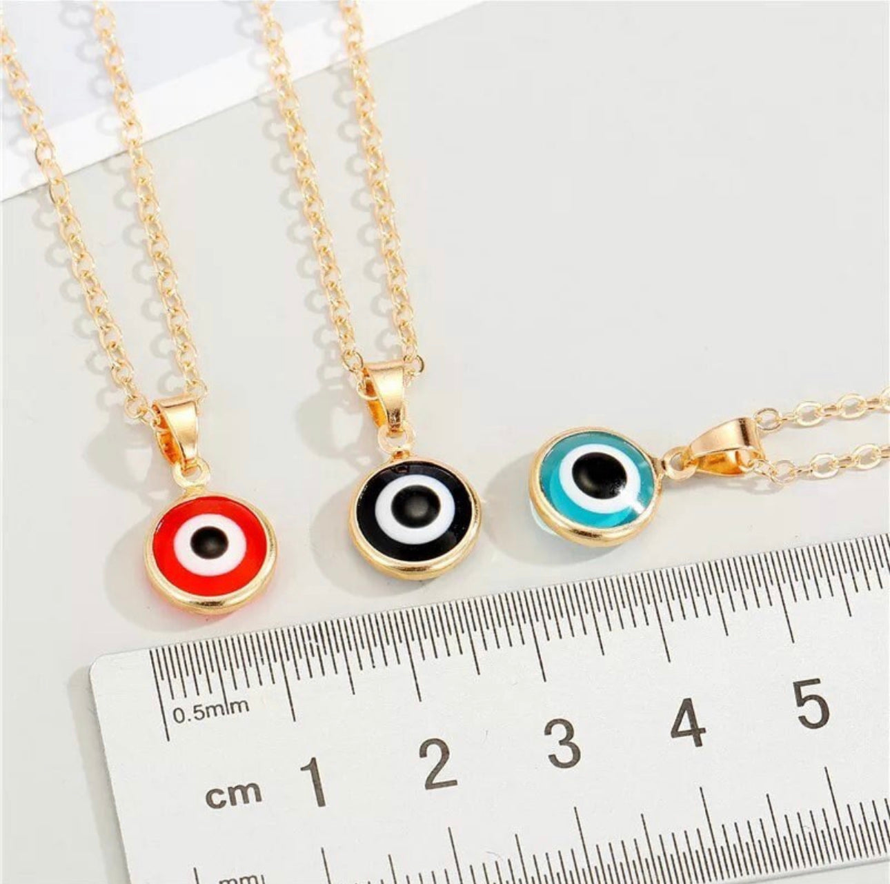 Evil eye choker necklace “Anjali”