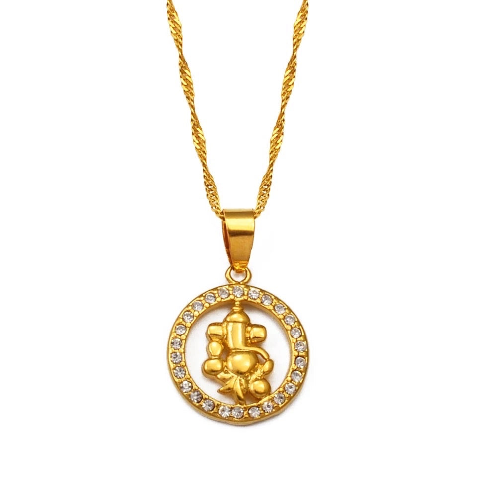 Om Ganesh necklace