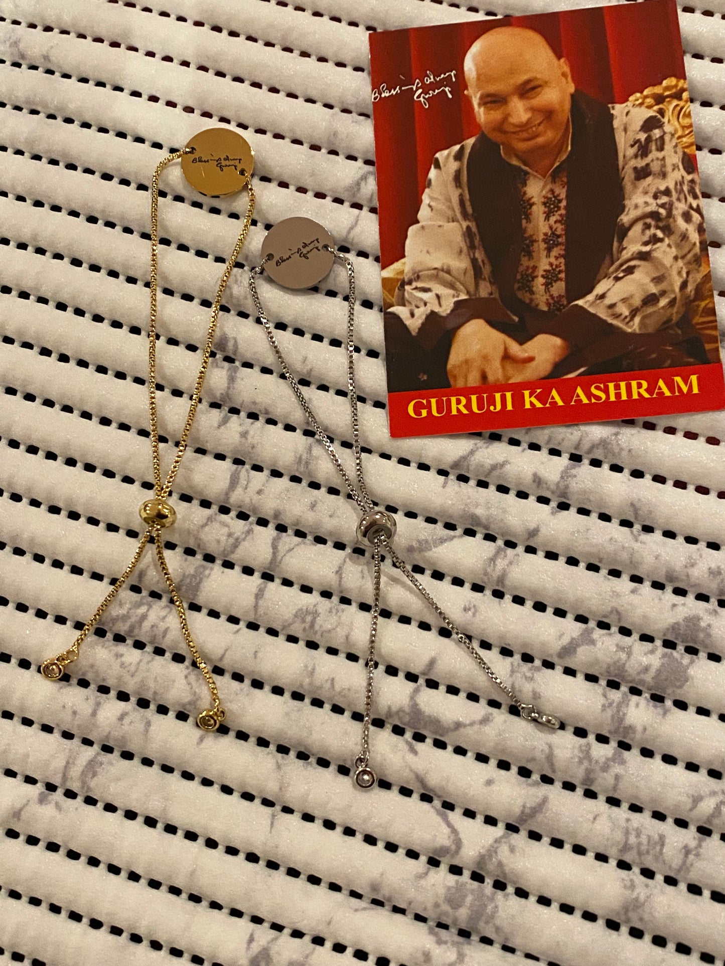 Jai Guruji blessings always bracelet