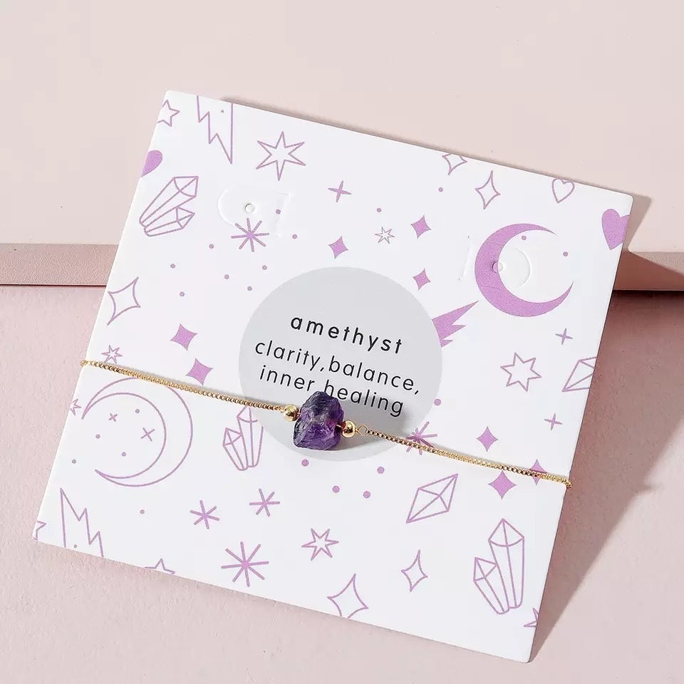 Amethyst bracelet