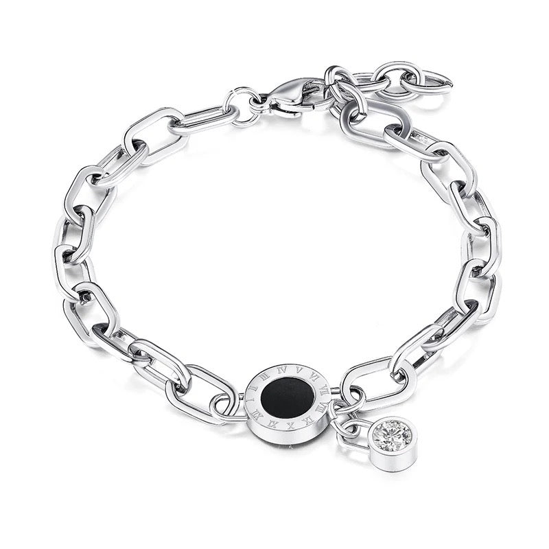 Gold chain bracelet retro