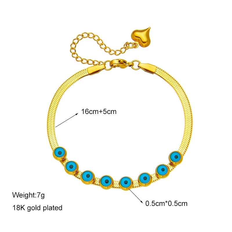 Evil eye bracelet