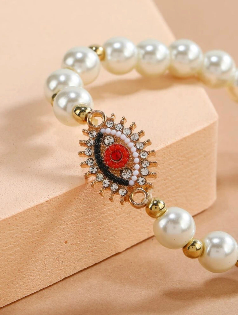 Evil eye bracelet