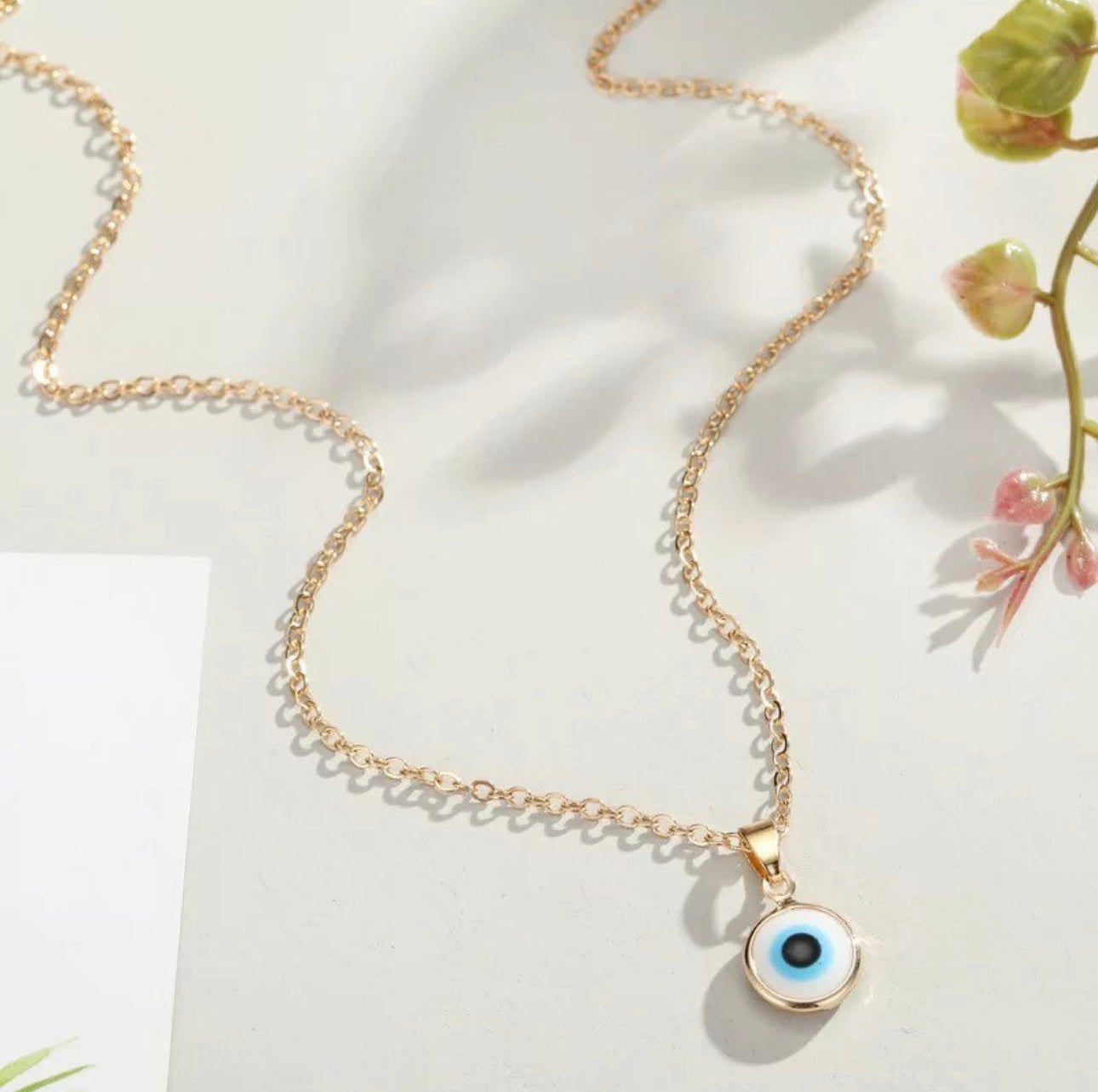 Evil eye choker necklace “Anjali”