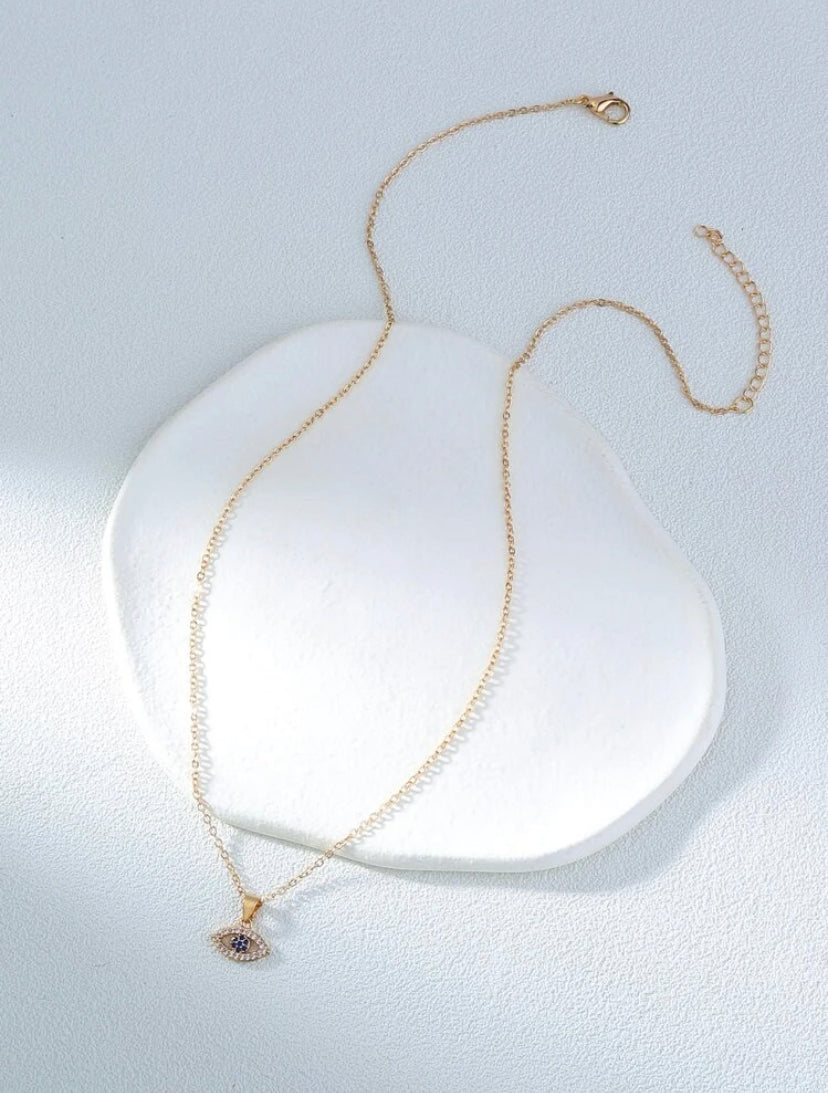 Evil eye necklace