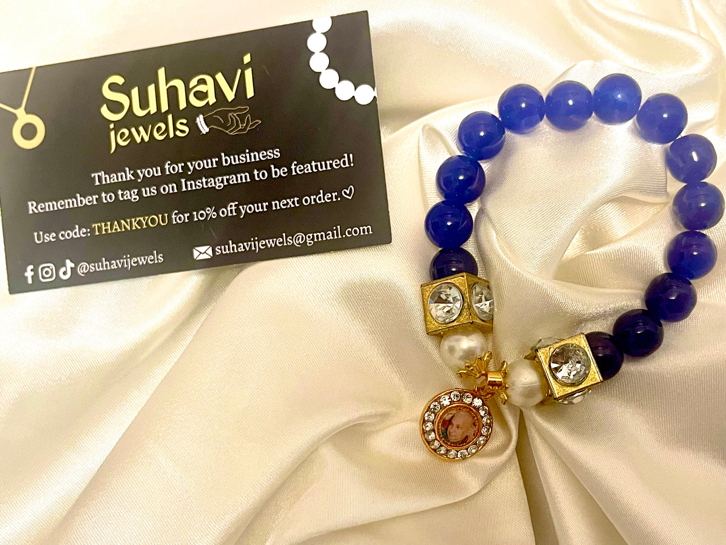 Jai Guruji Kundan bracelet