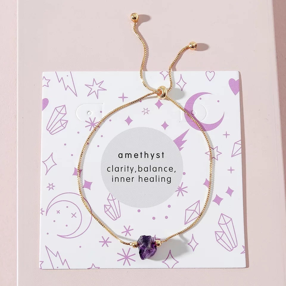 Amethyst bracelet