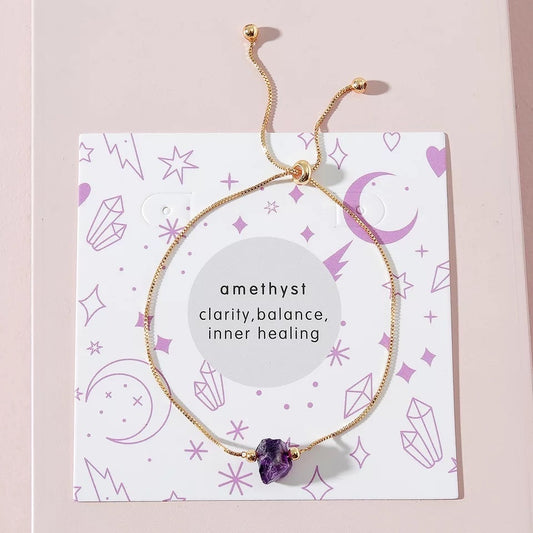 Amethyst bracelet