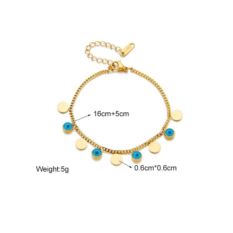 Evil eye bracelet
