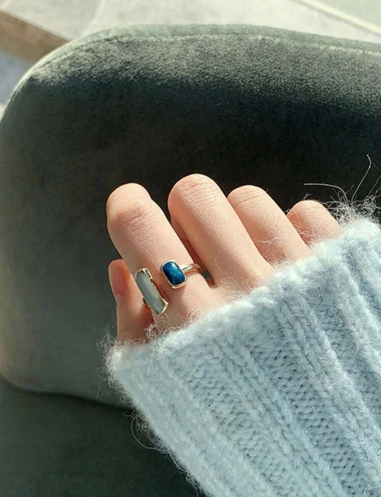 Aquamarine ring