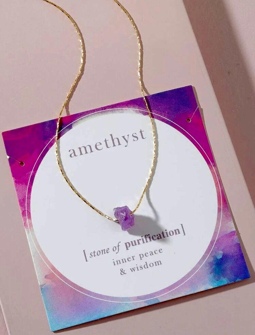 Amethyst necklace