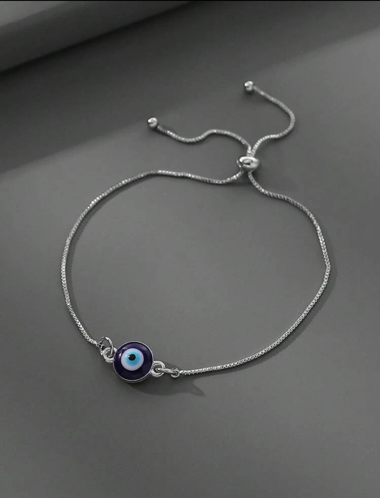 Minimalist Evil eye bracelet