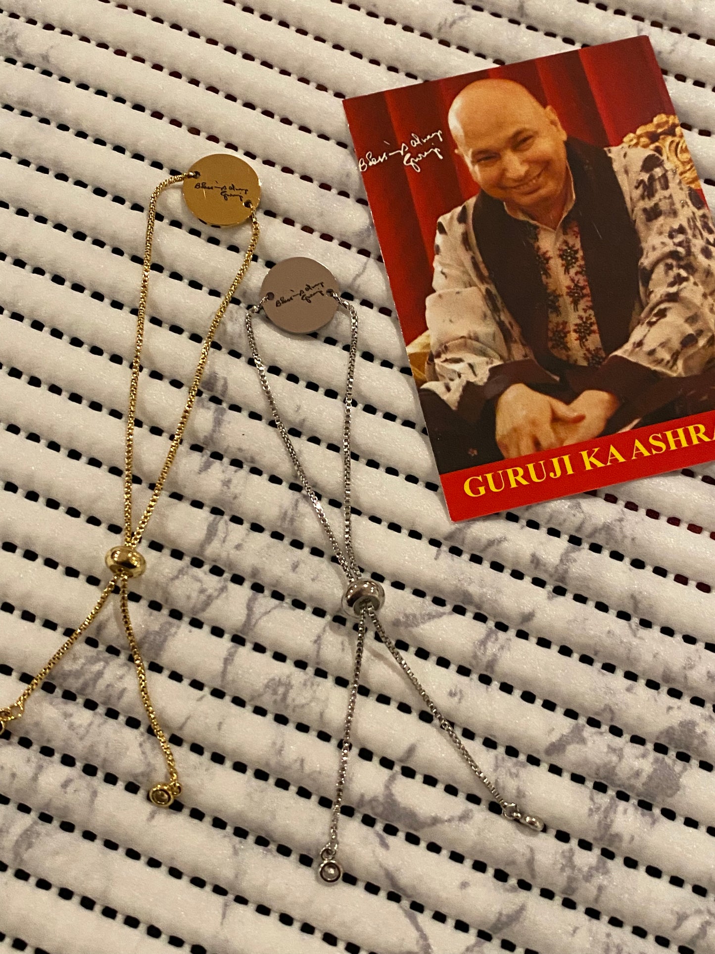 Jai Guruji blessings always bracelet