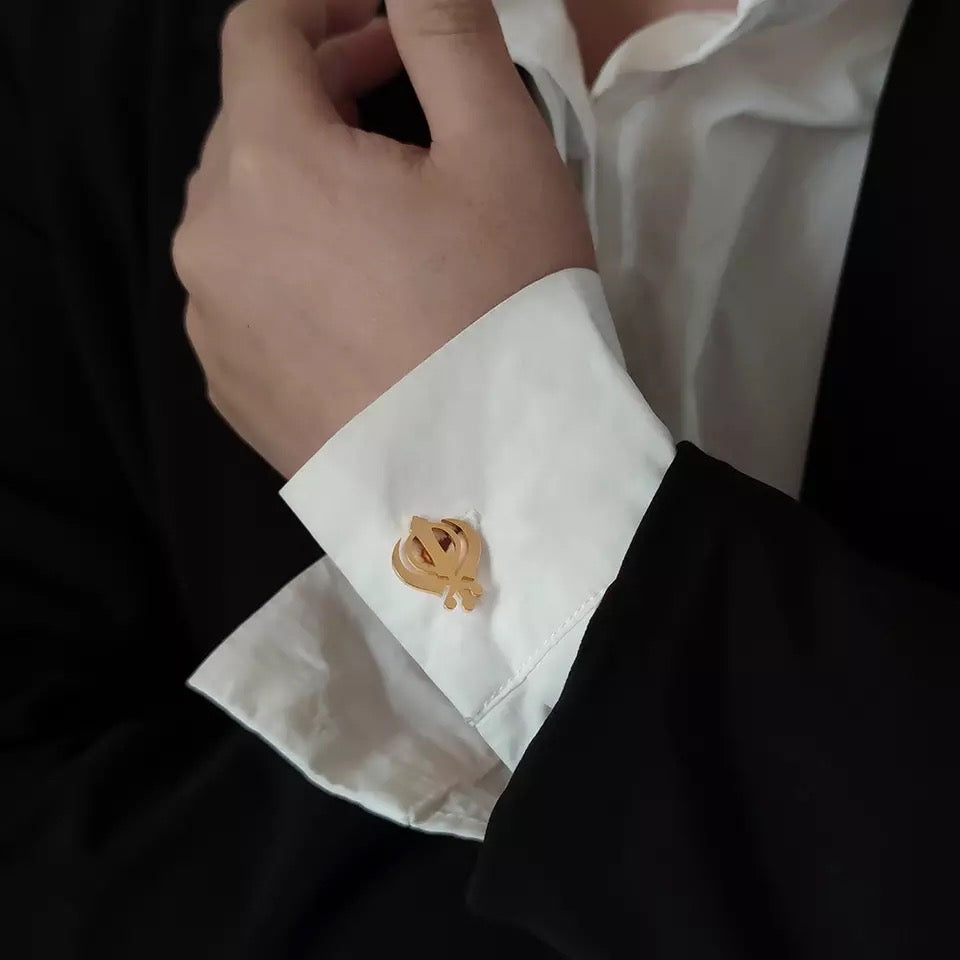 Khanda cufflinks
