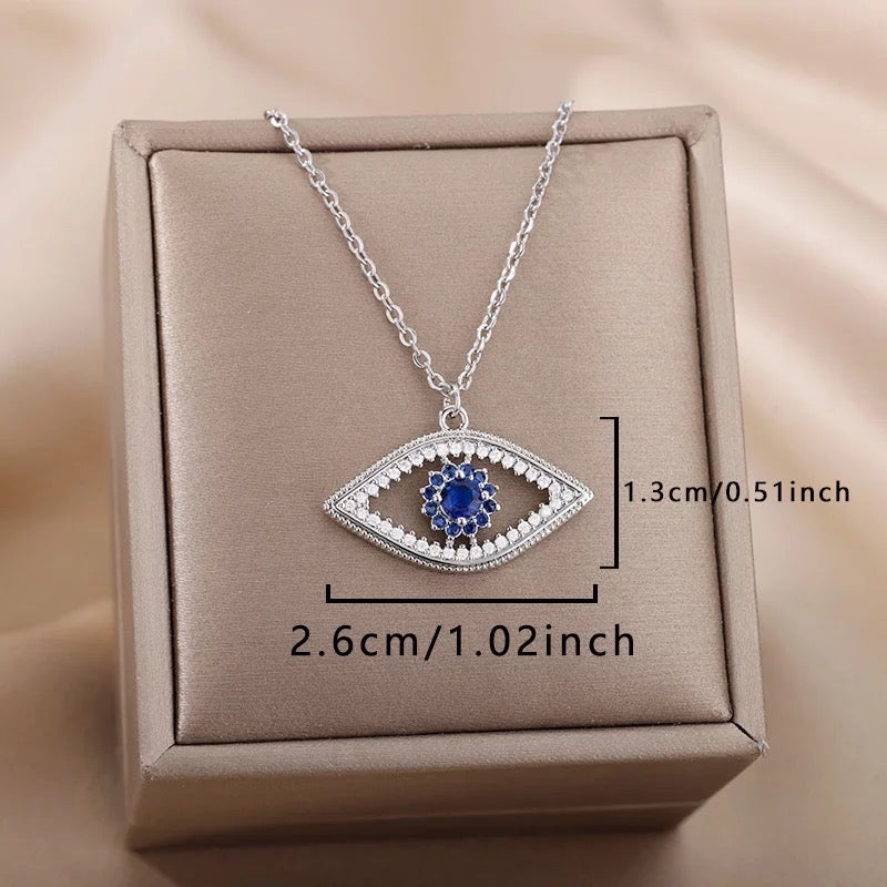 Evil eye necklace