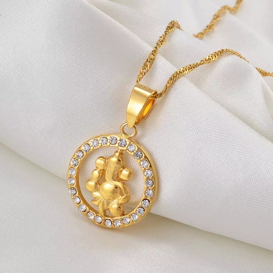 Om Ganesh necklace