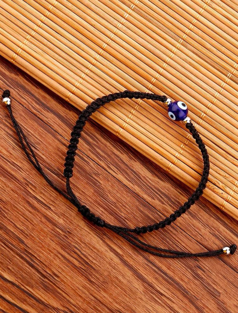 Evil eye braided bracelet