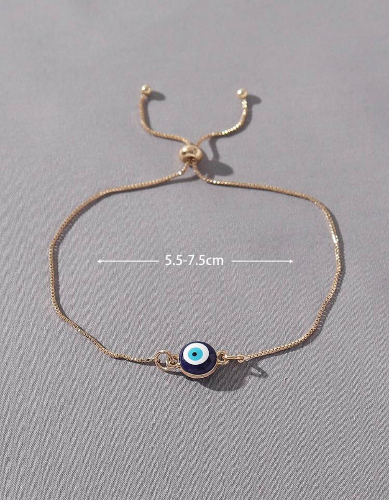 Minimalist Evil eye bracelet