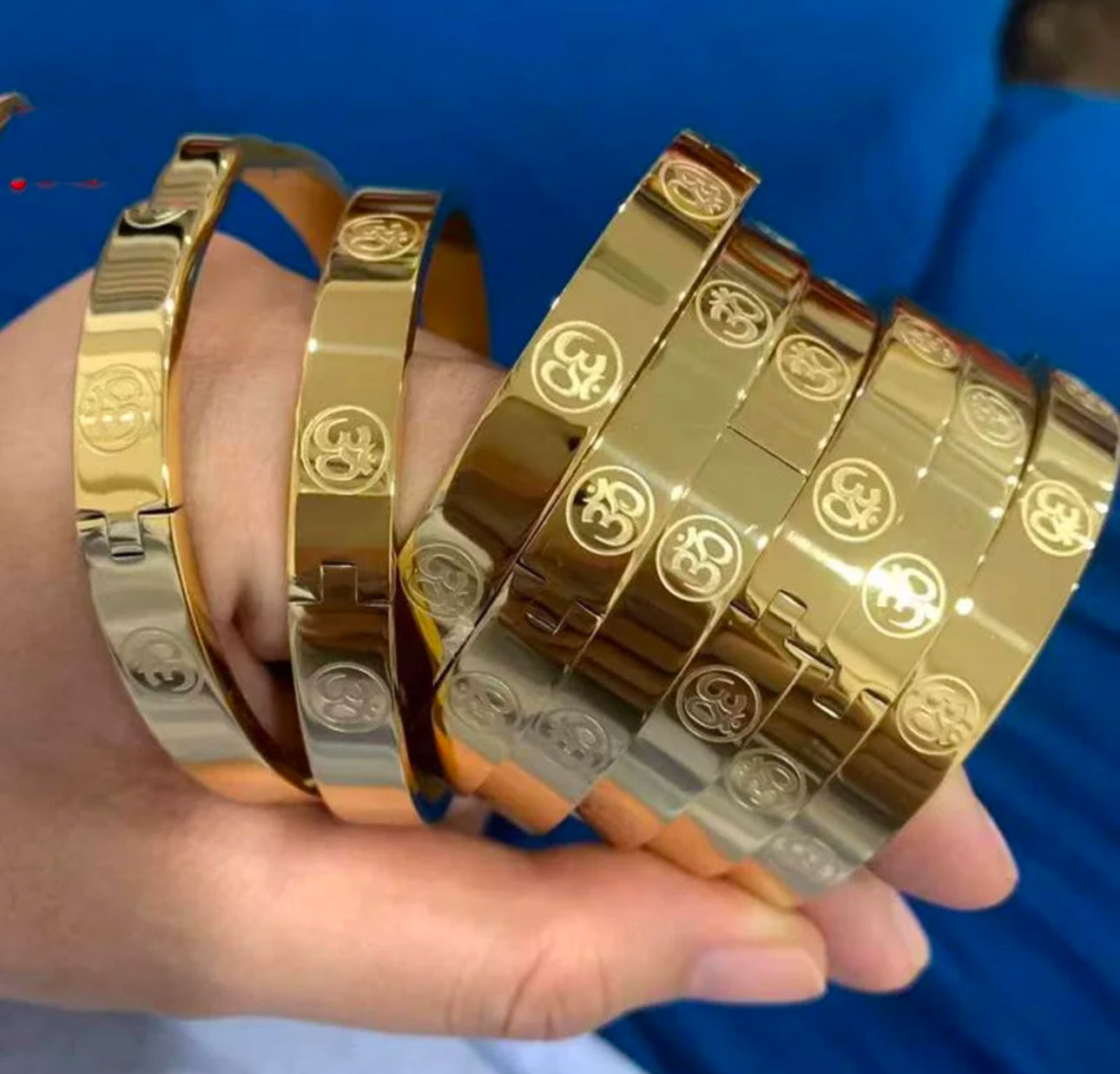 Om Bracelet Gold