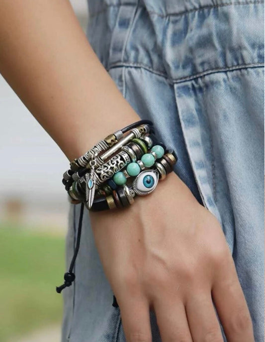 Mens evil eye bracelet